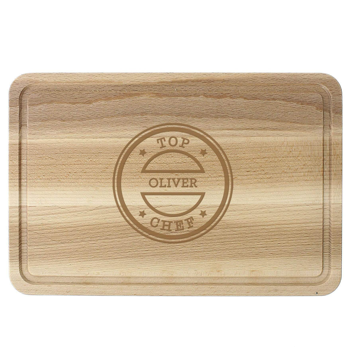 Personalised Memento Kitchen, Baking & Dining Gifts Personalised Top Chef Large Chopping Board
