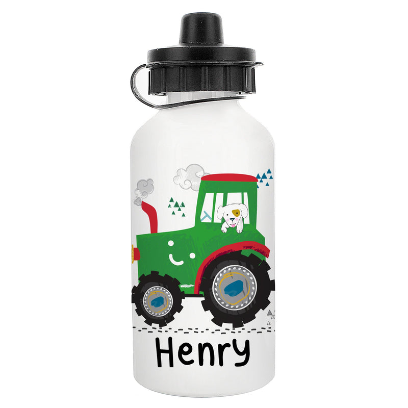 Personalised Memento Mealtime Essentials Personalised Tractor Drinks Bottle