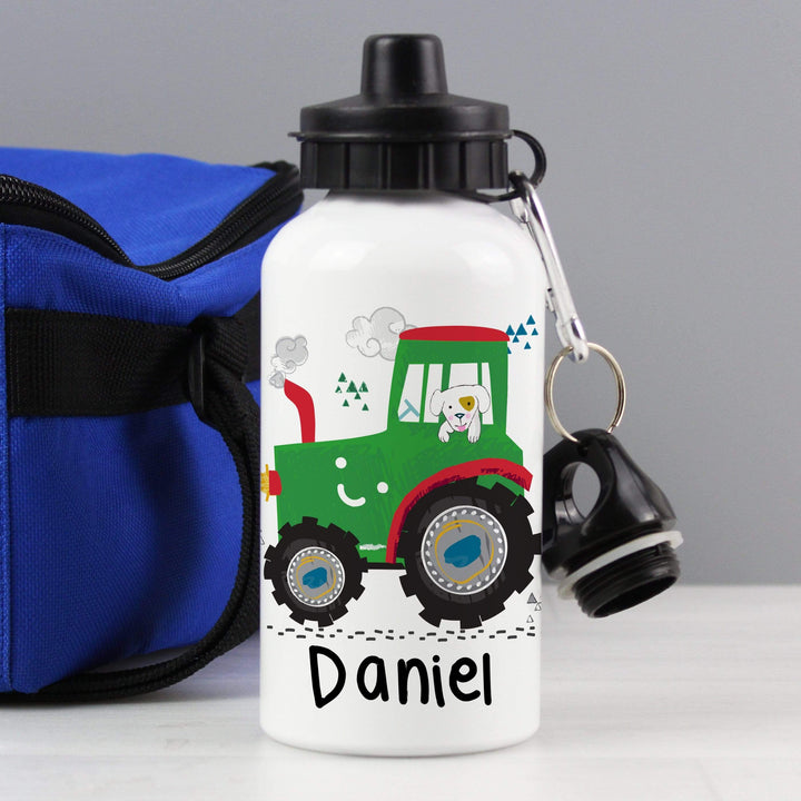 Personalised Memento Mealtime Essentials Personalised Tractor Drinks Bottle