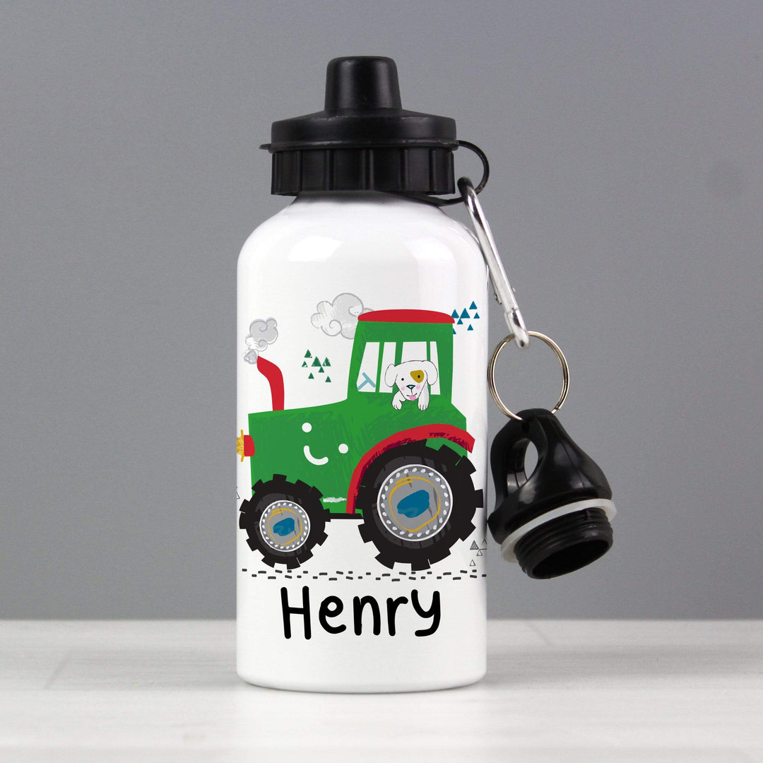 Personalised Memento Mealtime Essentials Personalised Tractor Drinks Bottle