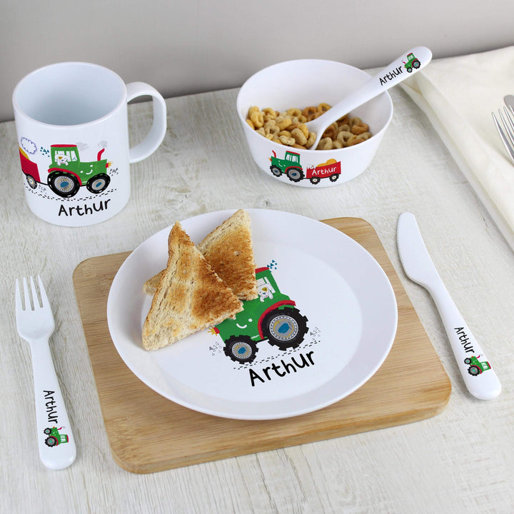 Personalised Memento Personalised Tractor Plastic Bowl
