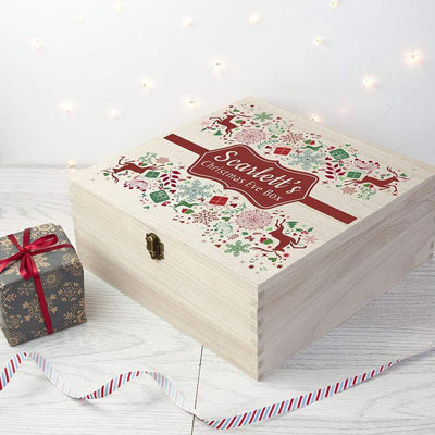 Treat Personalised Traditional Christmas Eve Box