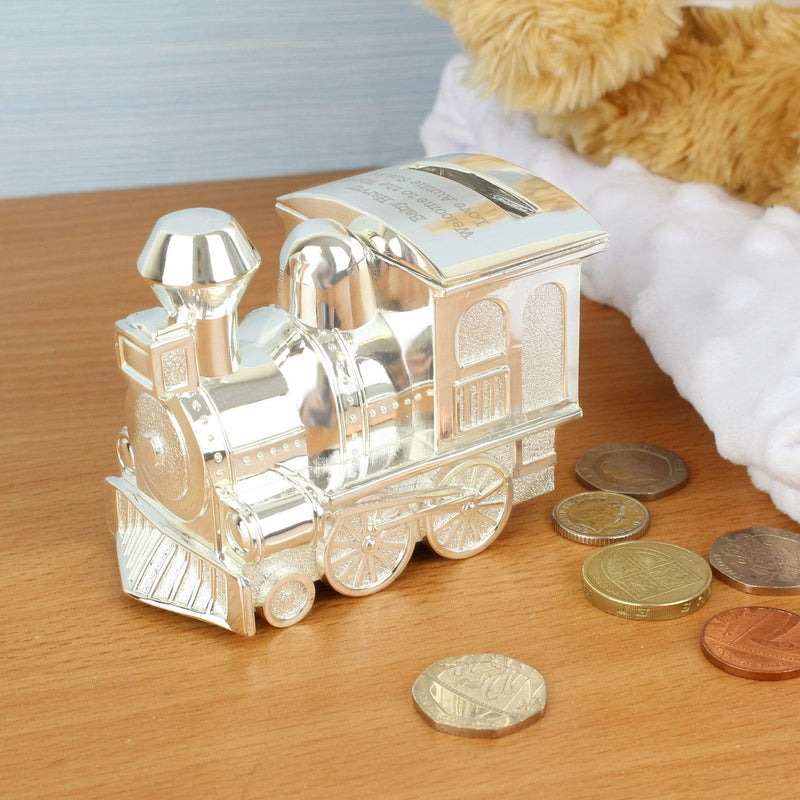 Personalised Memento Money Boxes Personalised Train Money Box