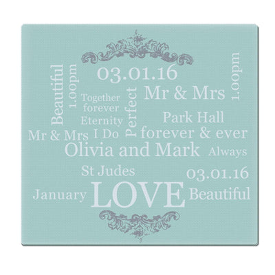 Personalised Memento Kitchen, Baking & Dining Gifts Personalised Typography Glass Chopping Board/Worktop Saver