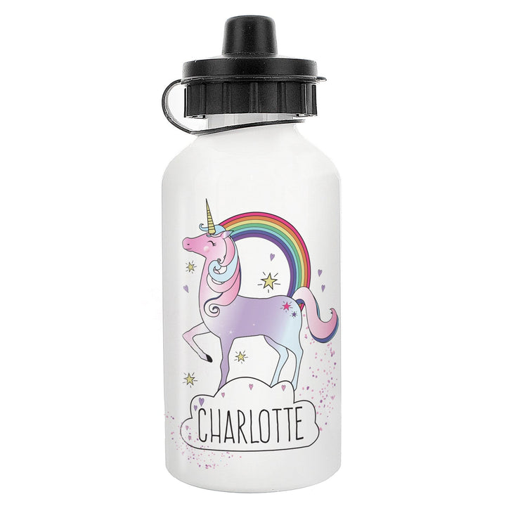 Personalised Memento Mealtime Essentials Personalised Unicorn Drinks Bottle