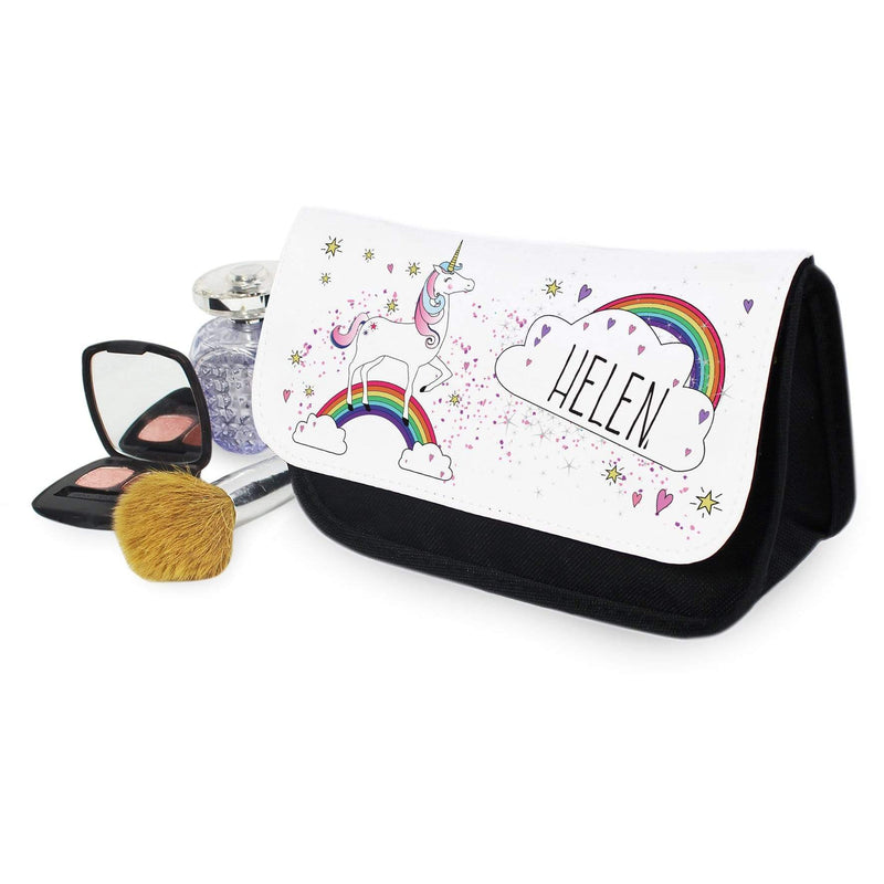 Personalised Memento Textiles Personalised Unicorn Make Up Bag