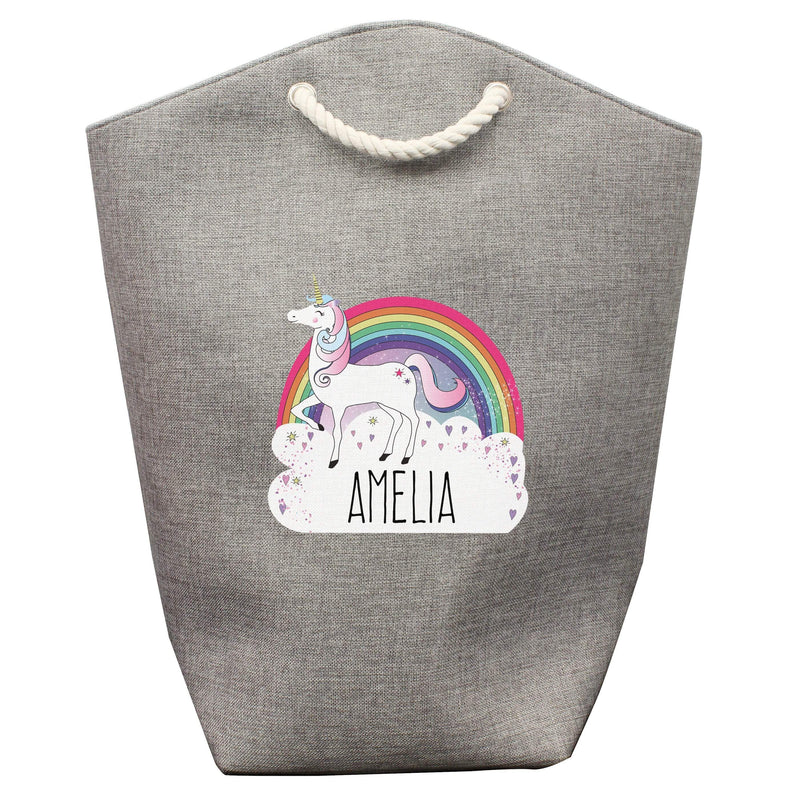 Personalised Memento Textiles Personalised Unicorn Storage Bag
