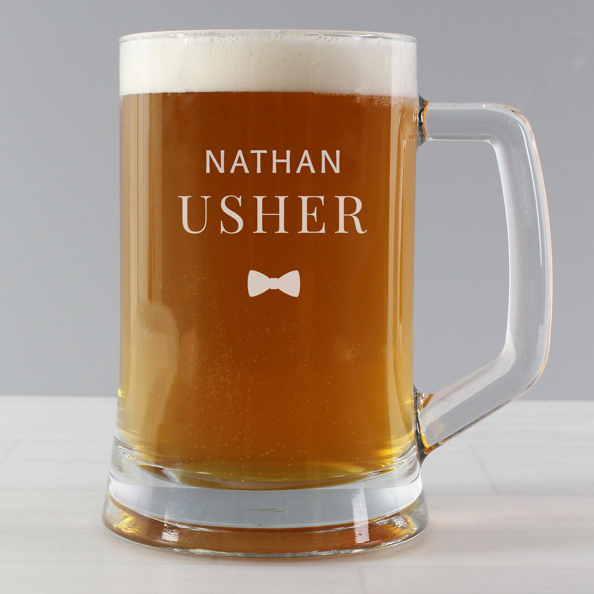 Personalised Memento Personalised Usher Pint Stern Tankard