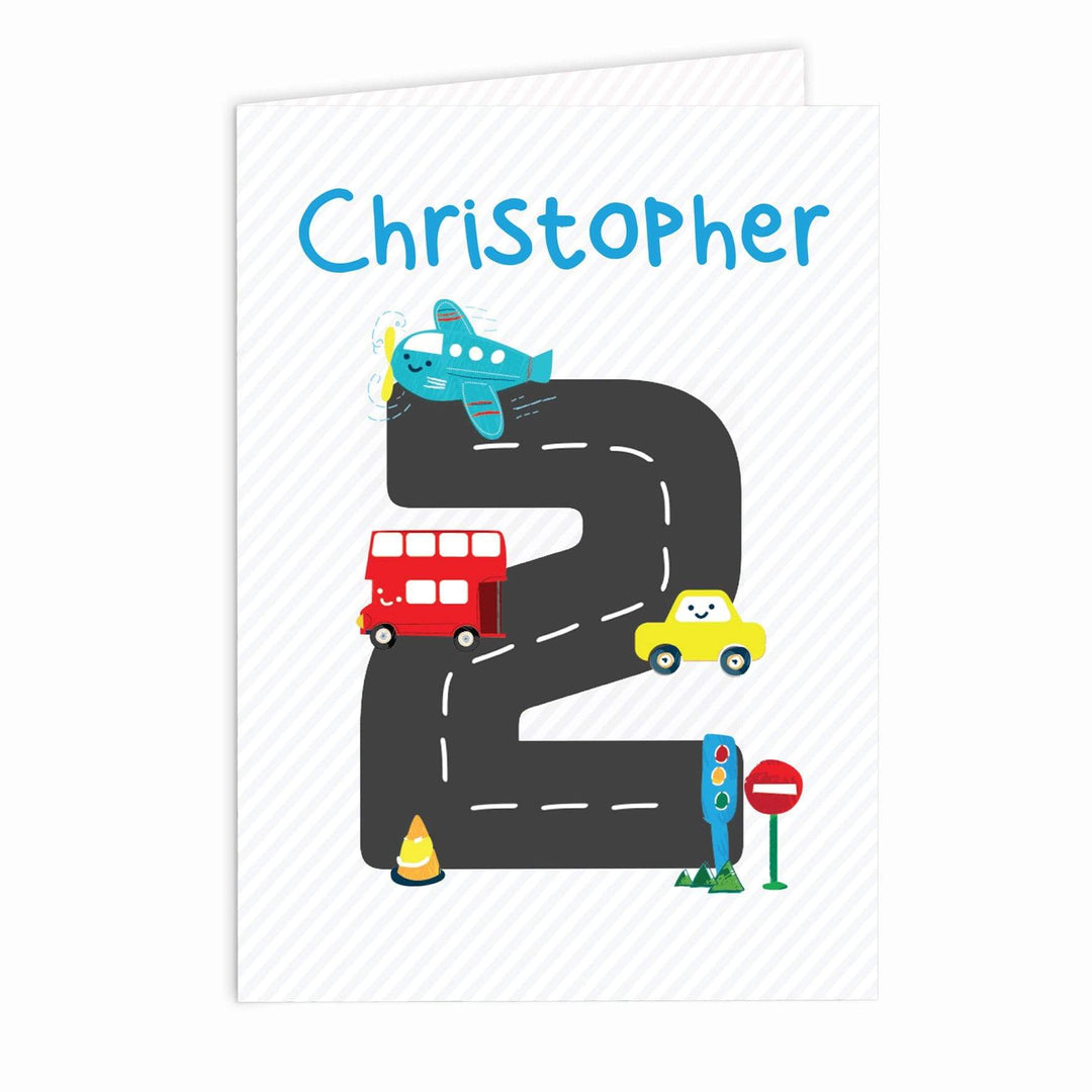 Personalised Memento Greetings Cards Personalised Vehicles Birthday Card