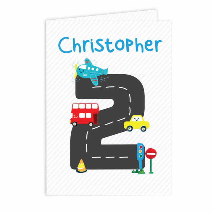 Personalised Memento Greetings Cards Personalised Vehicles Birthday Card