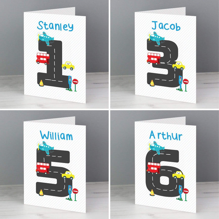 Personalised Memento Greetings Cards Personalised Vehicles Birthday Card