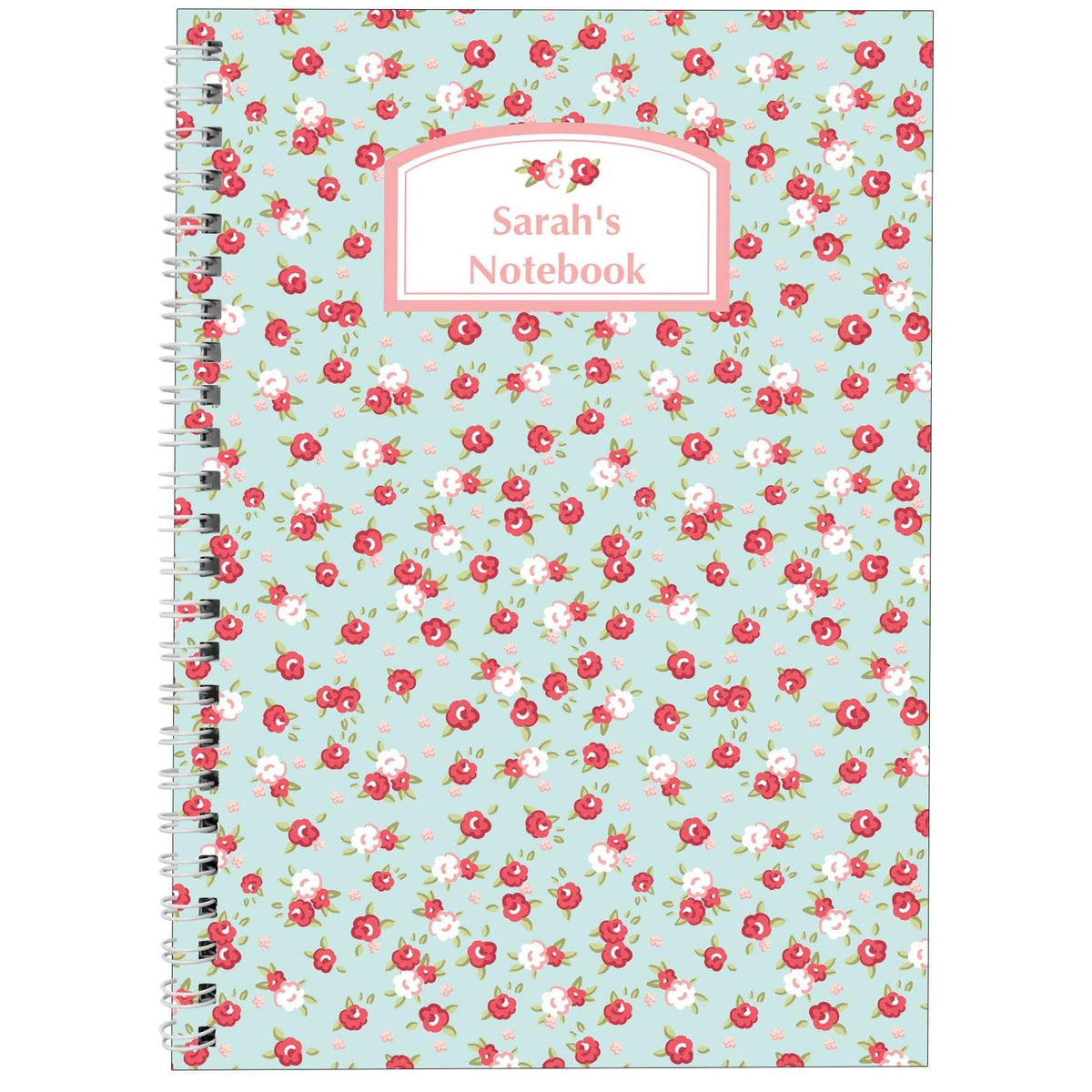 Personalised Memento Stationery & Pens Personalised Vintage Floral A5 Notebook