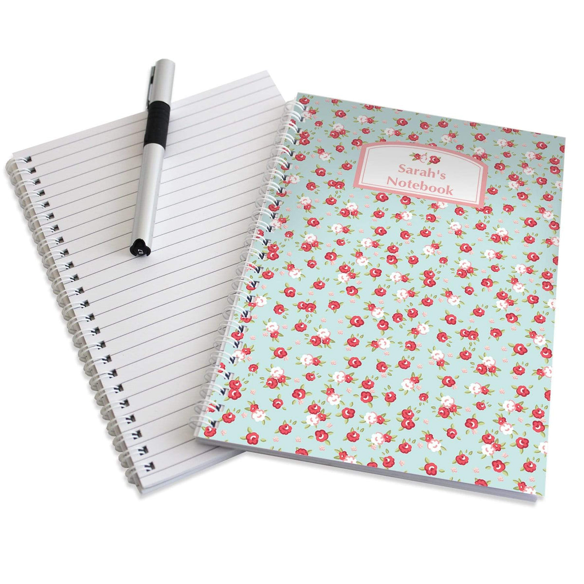 Personalised Memento Stationery & Pens Personalised Vintage Floral A5 Notebook