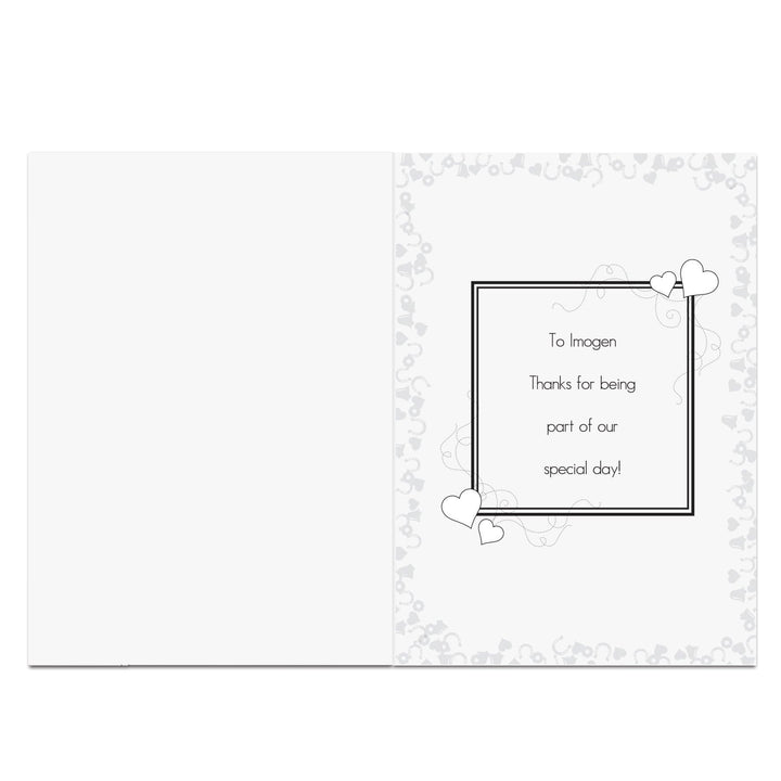 Personalised Memento Books Personalised Wedding Activity Book for Girls