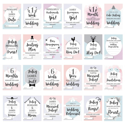 Personalised Memento Greetings Cards Personalised Wedding Cards For Milestone Moments
