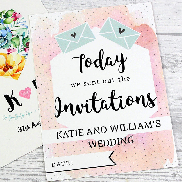 Personalised Memento Greetings Cards Personalised Wedding Cards For Milestone Moments