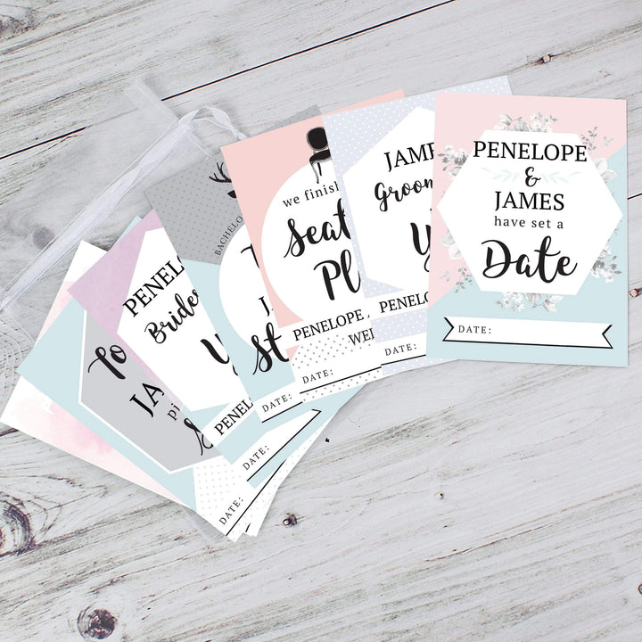 Personalised Memento Greetings Cards Personalised Wedding Cards For Milestone Moments