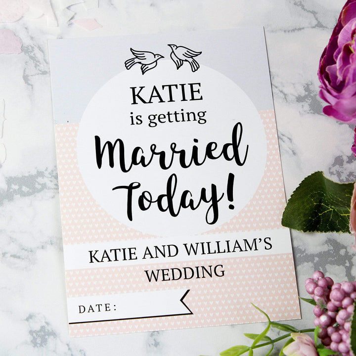 Personalised Memento Greetings Cards Personalised Wedding Cards For Milestone Moments