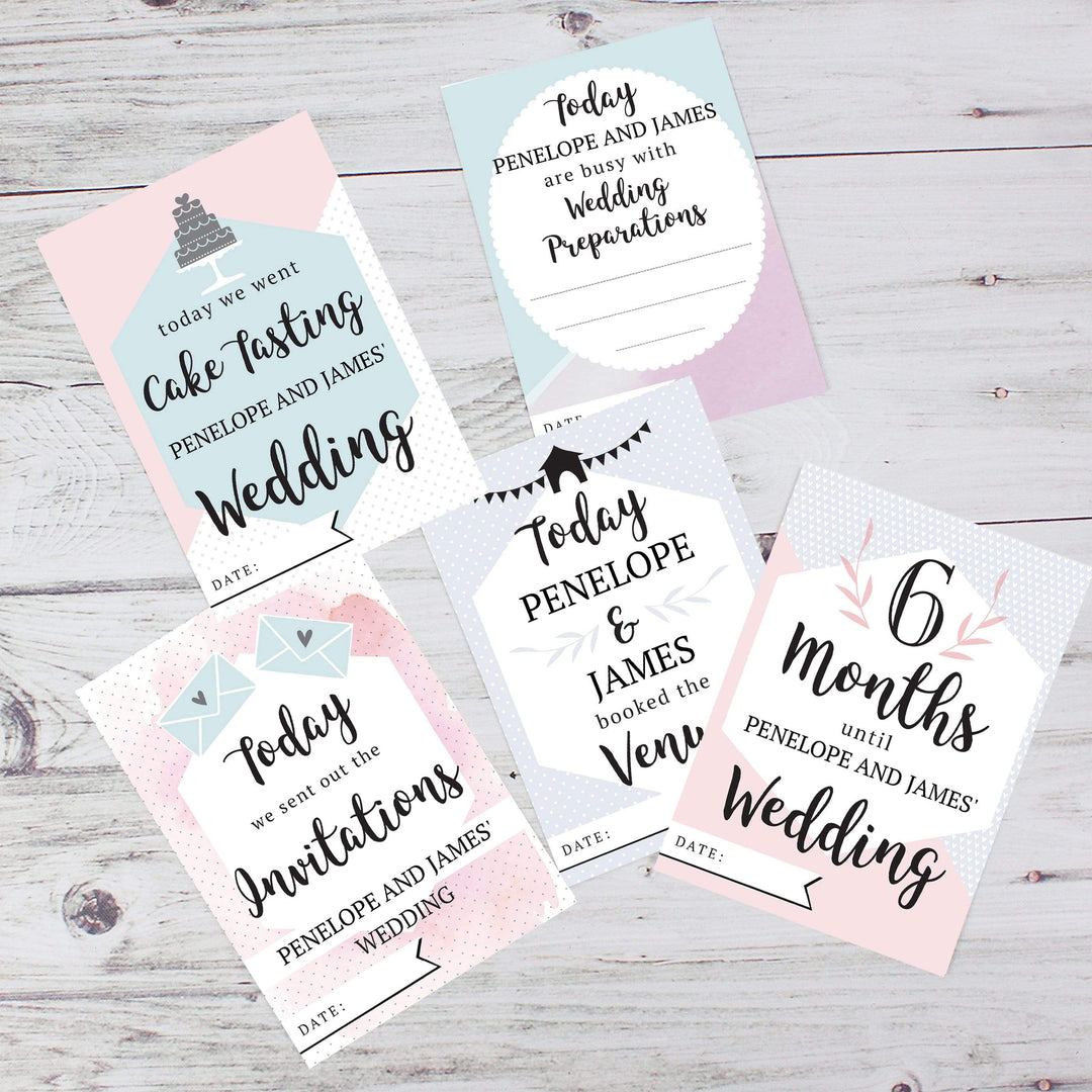 Personalised Memento Greetings Cards Personalised Wedding Cards For Milestone Moments
