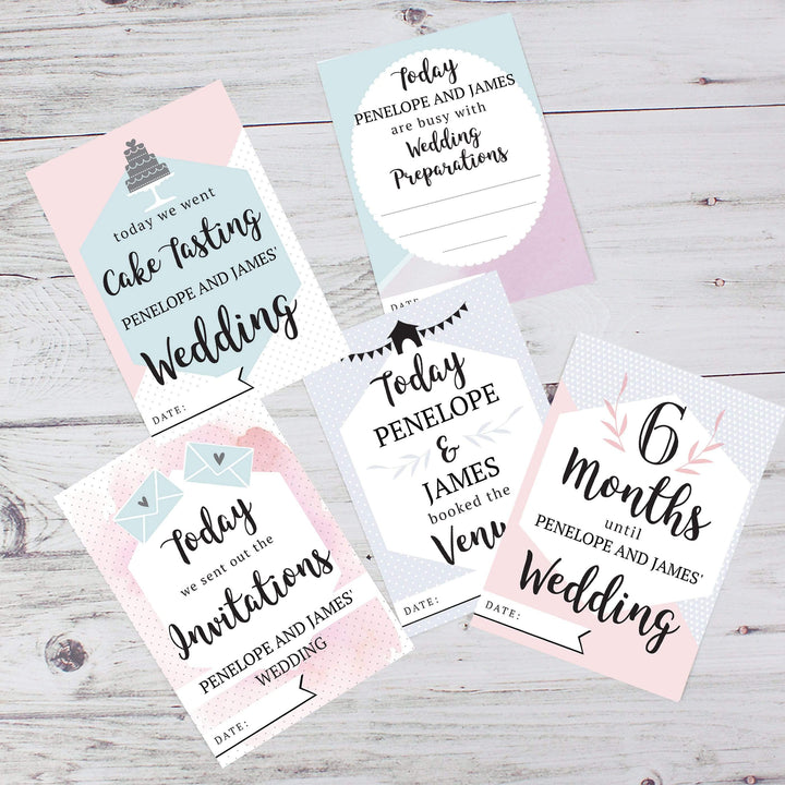 Personalised Memento Greetings Cards Personalised Wedding Cards For Milestone Moments
