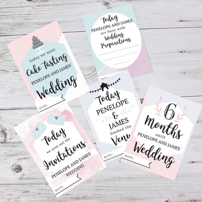 Personalised Memento Greetings Cards Personalised Wedding Cards For Milestone Moments