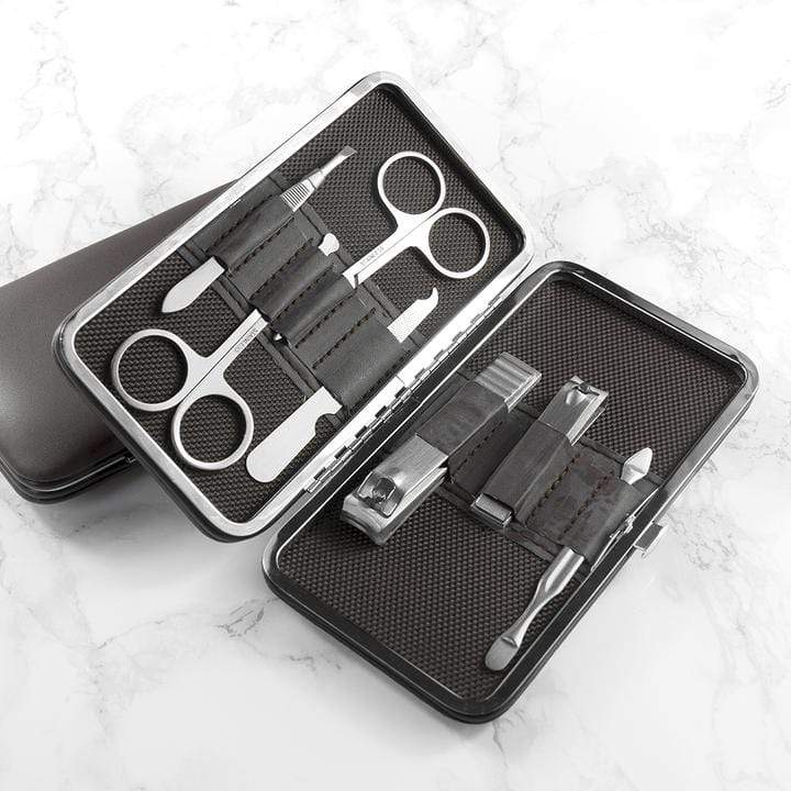 Treat Personalised Wedding Party Grooming Set - Brown