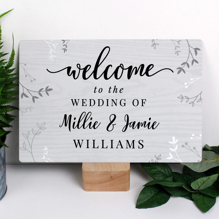 Personalised Memento Personalised Welcome Metal Sign