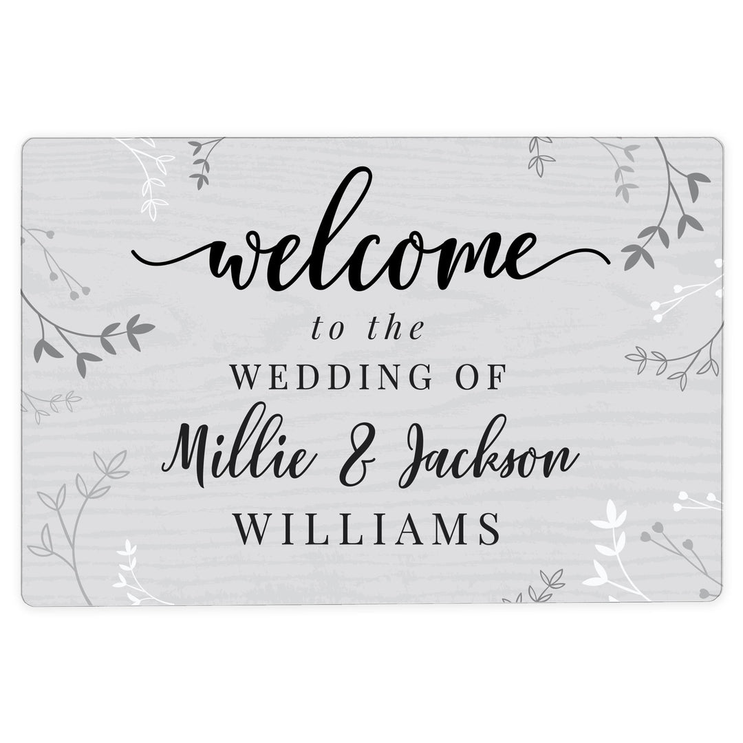 Personalised Memento Personalised Welcome Metal Sign
