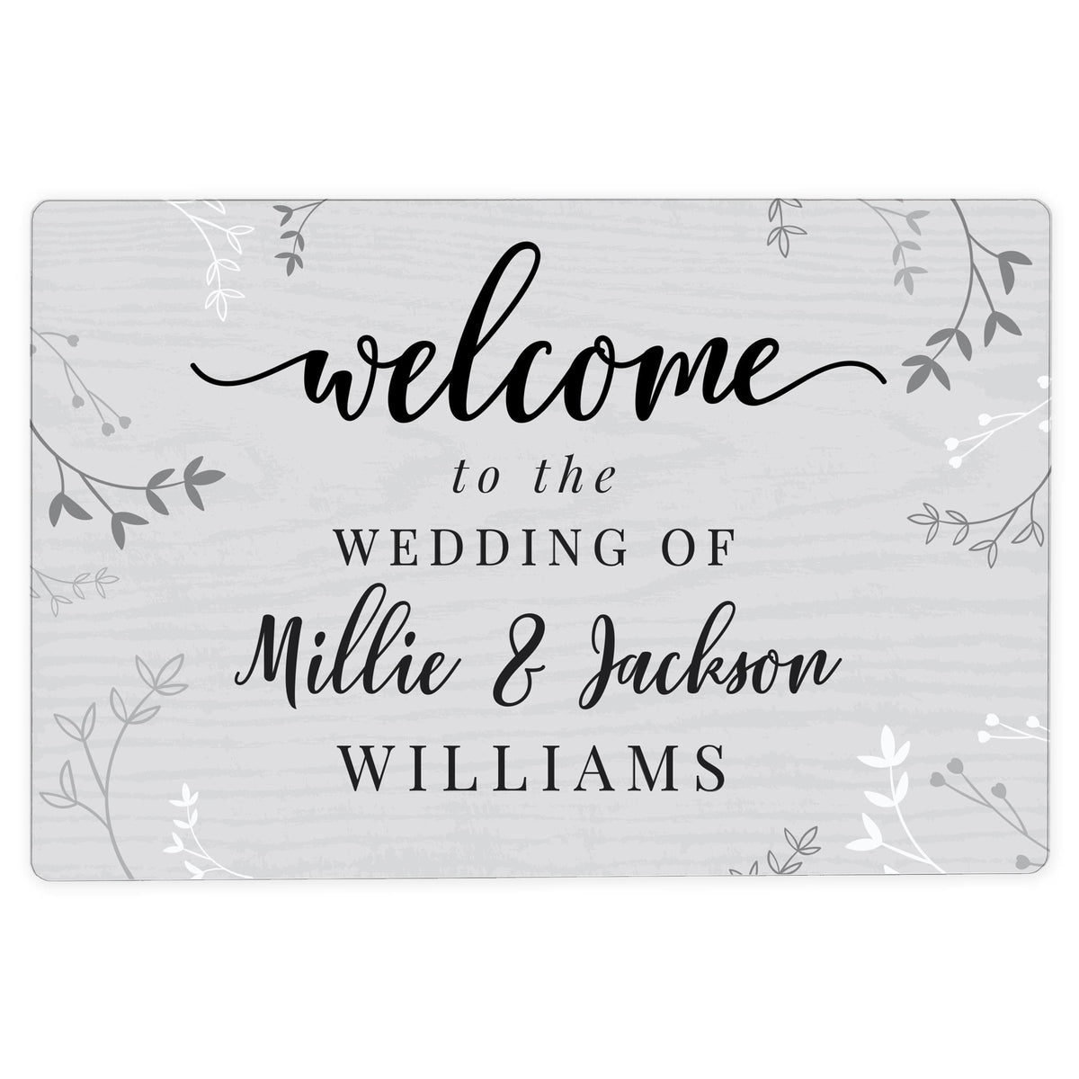 Personalised Memento Personalised Welcome Metal Sign