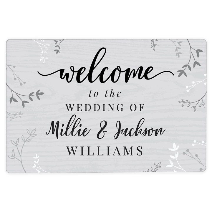 Personalised Memento Personalised Welcome Metal Sign