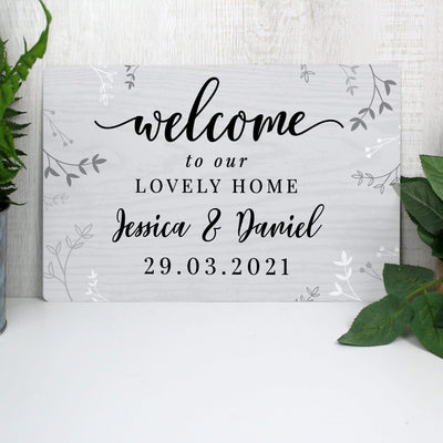 Personalised Memento Personalised Welcome Metal Sign