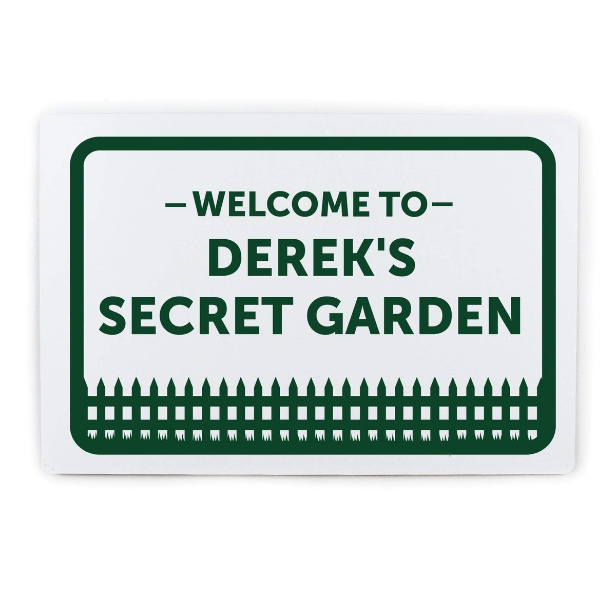 Personalised Memento Hanging Decorations & Signs Personalised Welcome To Sign