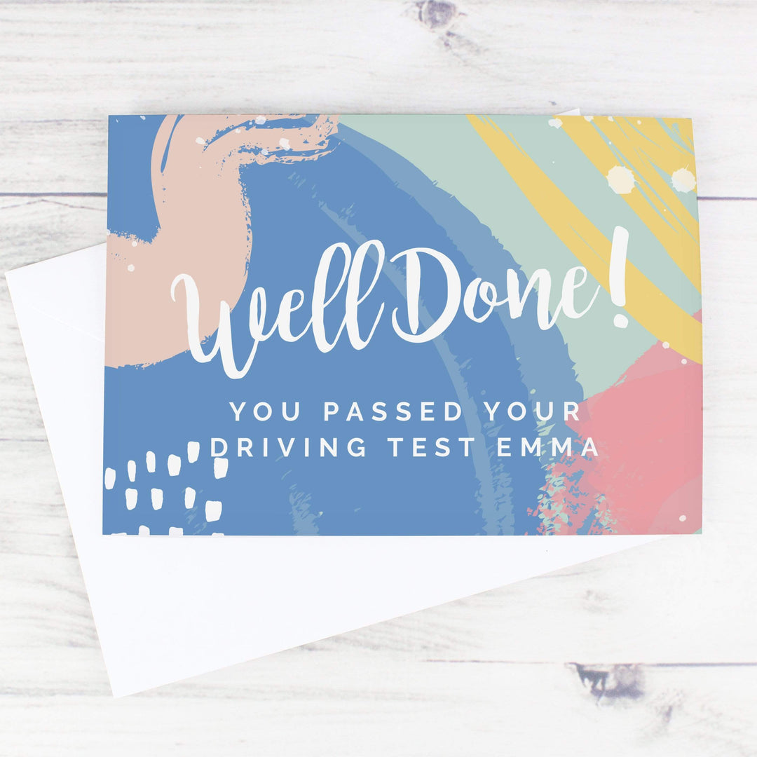 Personalised Memento Greetings Cards Personalised Well Done! Card