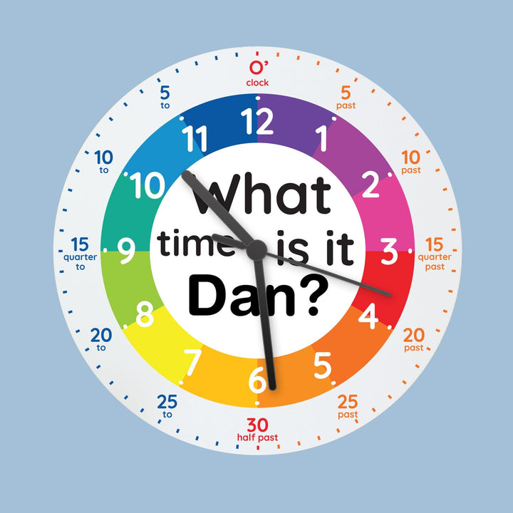 Personalised Memento Clocks &amp; Watches Personalised What Time Is It? Wooden Clock