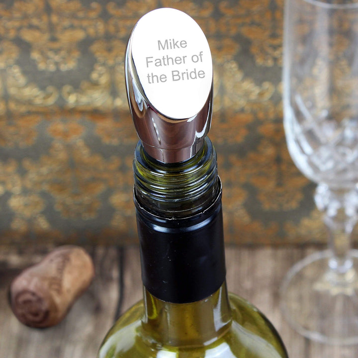Personalised Memento Glasses &amp; Barware Personalised Wine Stopper