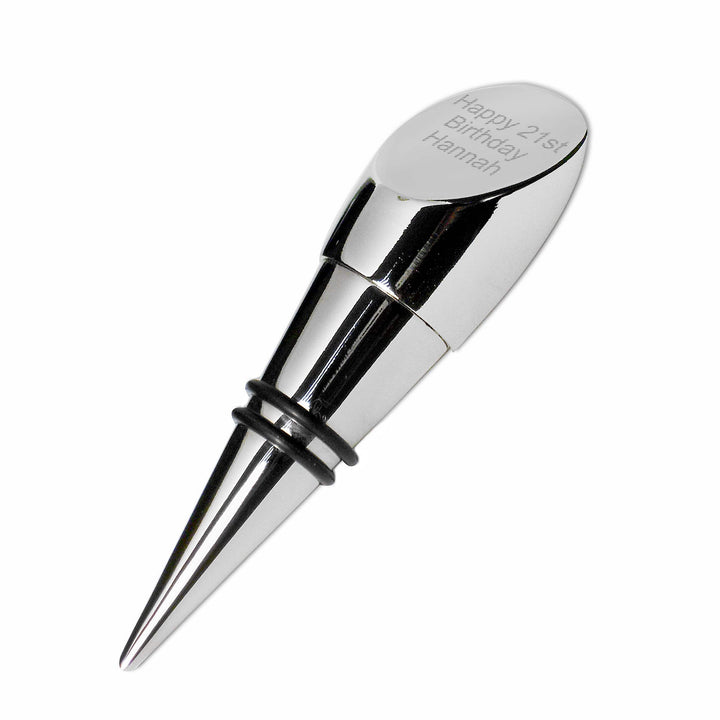 Personalised Memento Glasses &amp; Barware Personalised Wine Stopper