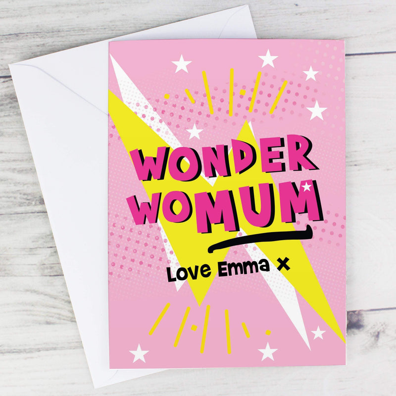 Personalised Memento Personalised Wonder WoMum Card