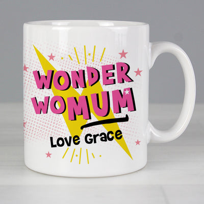 Personalised Memento Personalised Wonder WoMum Mug