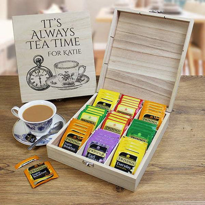 Great Gifts Personalised Wooden Tea Chest