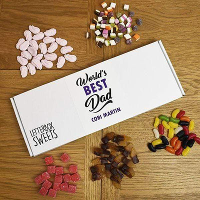 Great Gifts Personalised World's Best Dad - Letterbox Sweets