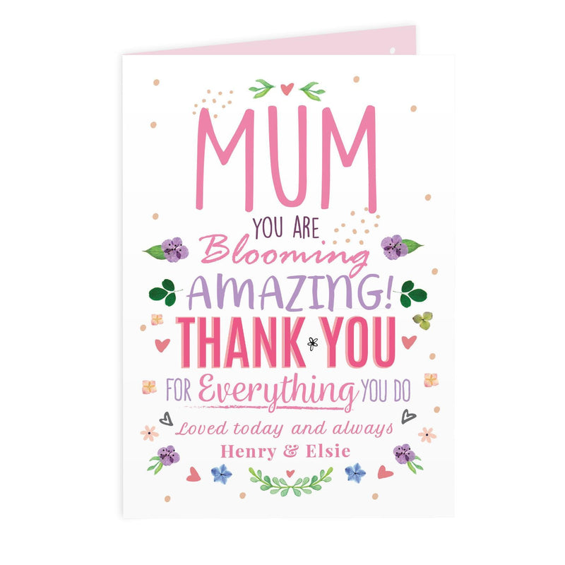 Personalised Memento Personalised You Are Blooming Amazing Card