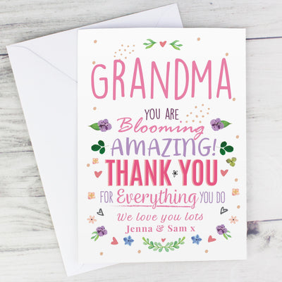 Personalised Memento Personalised You Are Blooming Amazing Card