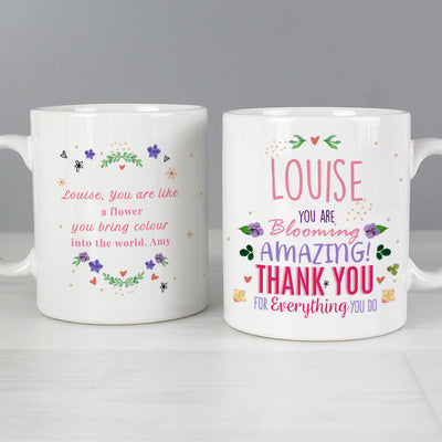 Personalised Memento Personalised You Are Blooming Amazing Mug