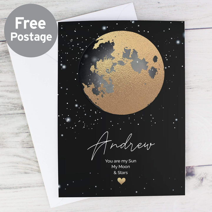 Personalised Memento Greetings Cards Personalised You Are My Sun My Moon Card