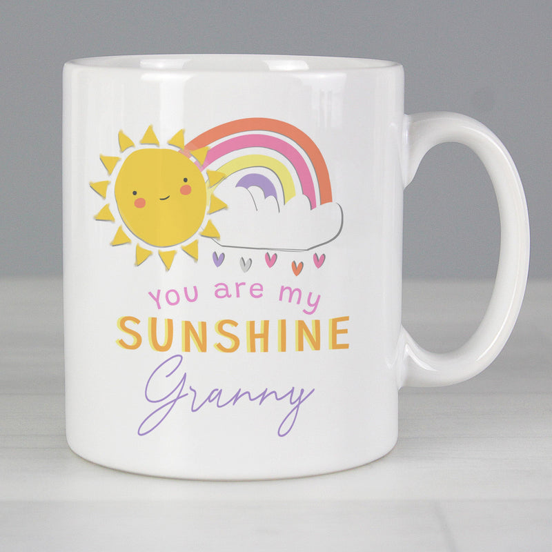 Personalised Memento Personalised You Are My Sunshine Mug