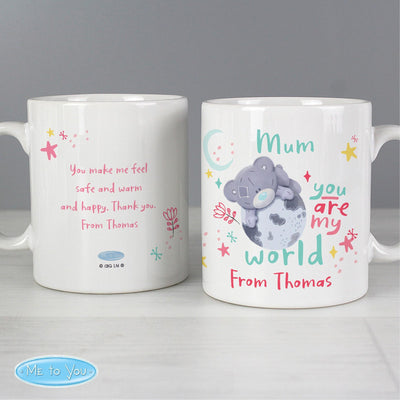 Personalised Memento Personalised You Are My World Me To You Mug