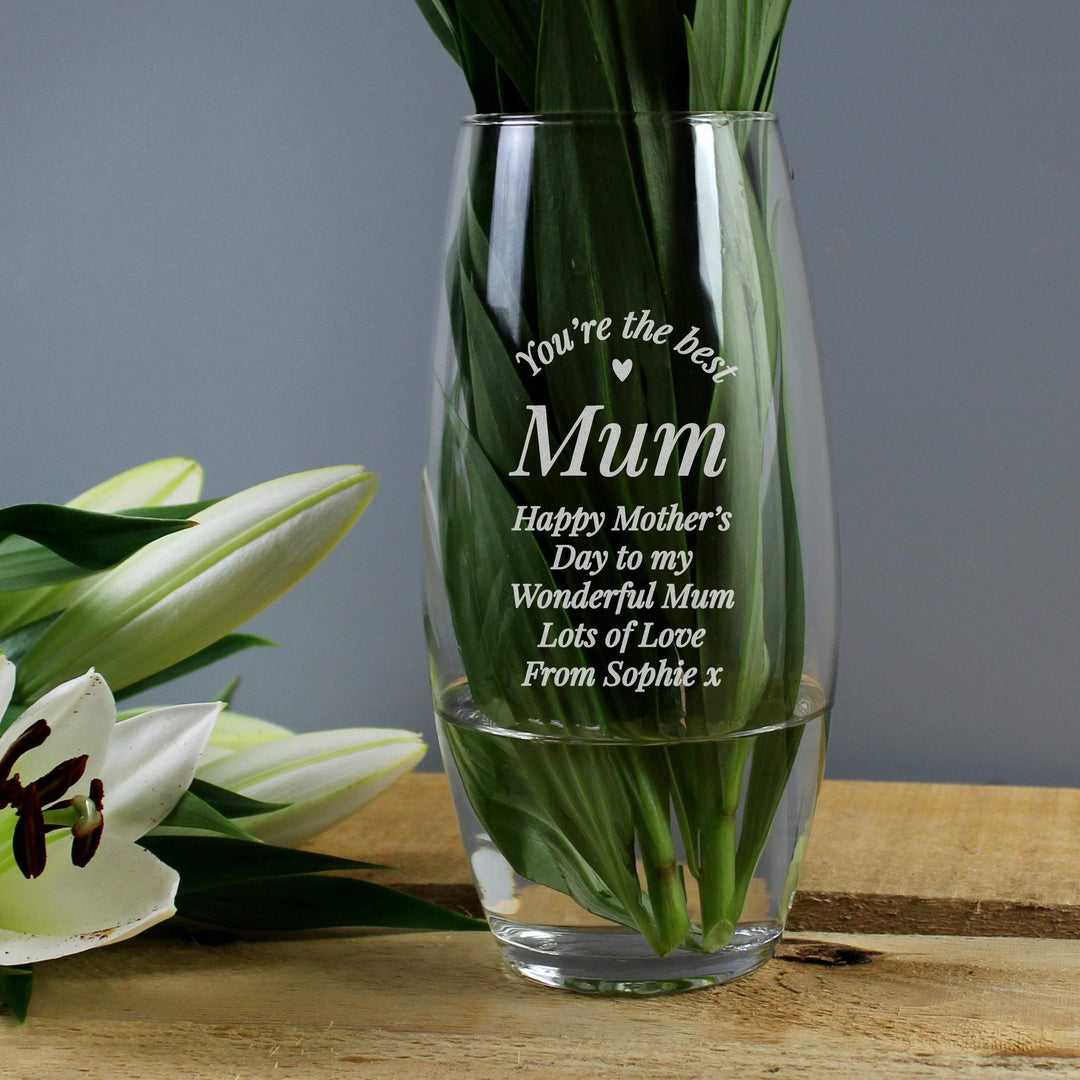 Personalised Memento Personalised You Are The Best Bullet Vase