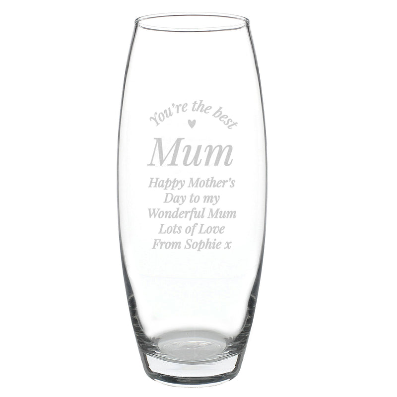 Personalised Memento Personalised You Are The Best Bullet Vase