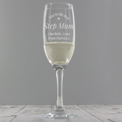 Personalised Memento Personalised You Are The Best Flute Glass