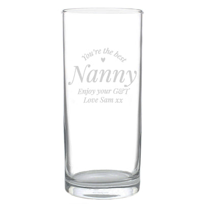 Personalised Memento Personalised You Are The Best Hi Ball Glass